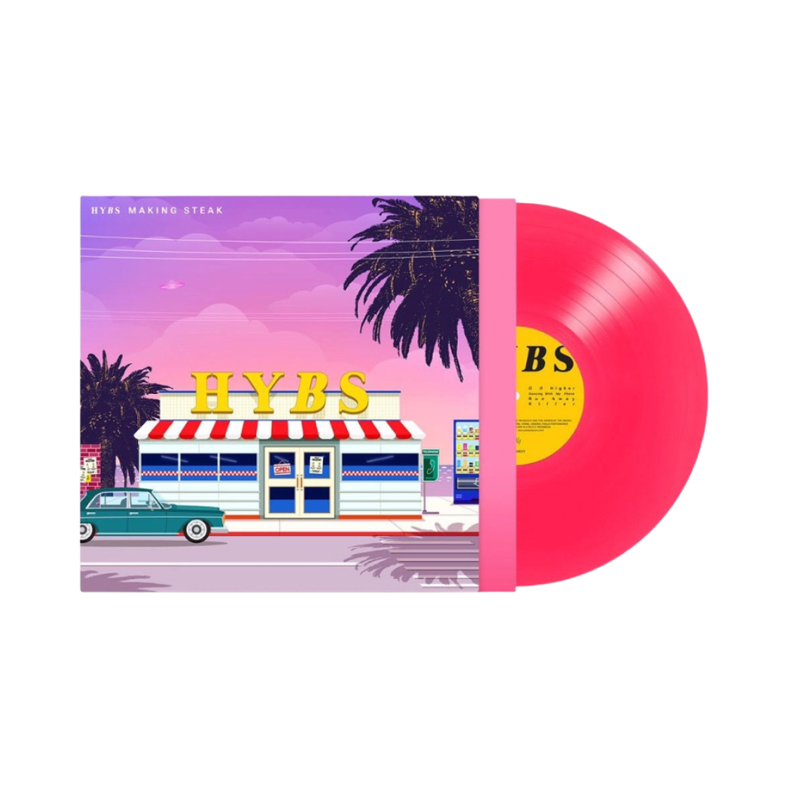HYBS MAKING STEAK LP カラーレコード アナログ MAKING STEAK (LP)/HYBS/ハイブス/タイ出身のデュオ