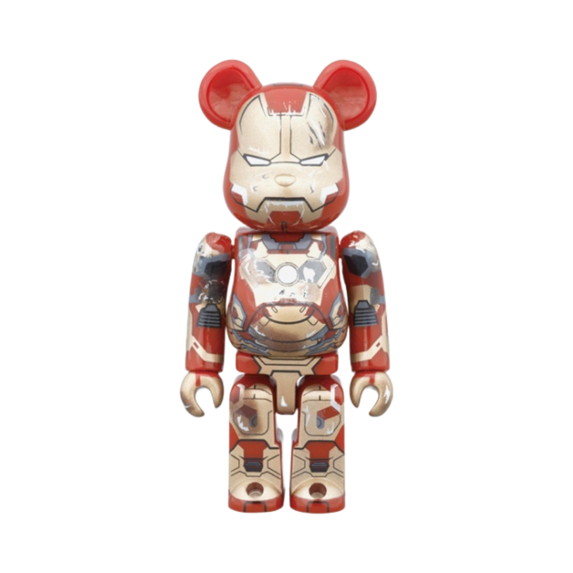 베어브릭 마블 아이언맨 마크 42 데미지 버전 100%(Bearbrick Marvel Iron Man Mark XLII Damage Ver. 100%) - 1
