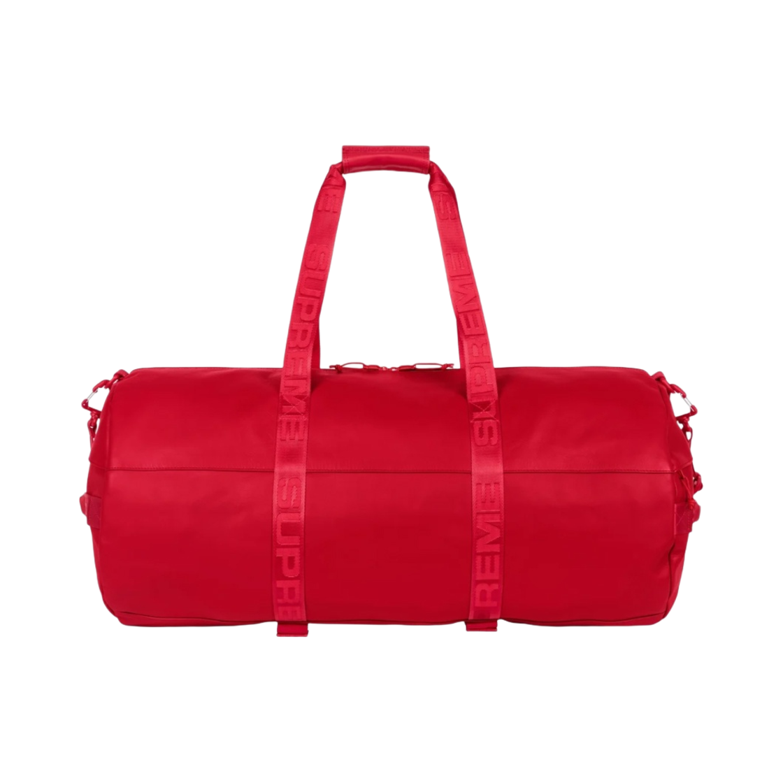 슈프림 레더 라지 더플백 레드 - 23FW(Supreme Leather Large Duffle Bag Red - 23FW) - 3