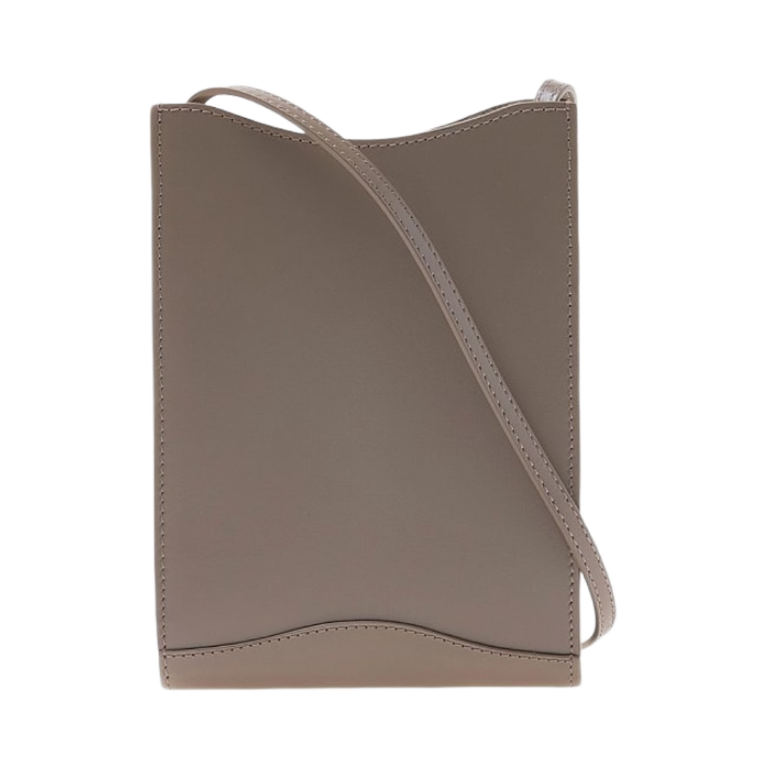 PXBMW-F63412-BAM A.P.C. Jamie Neck Pouch Beige Grey - #3