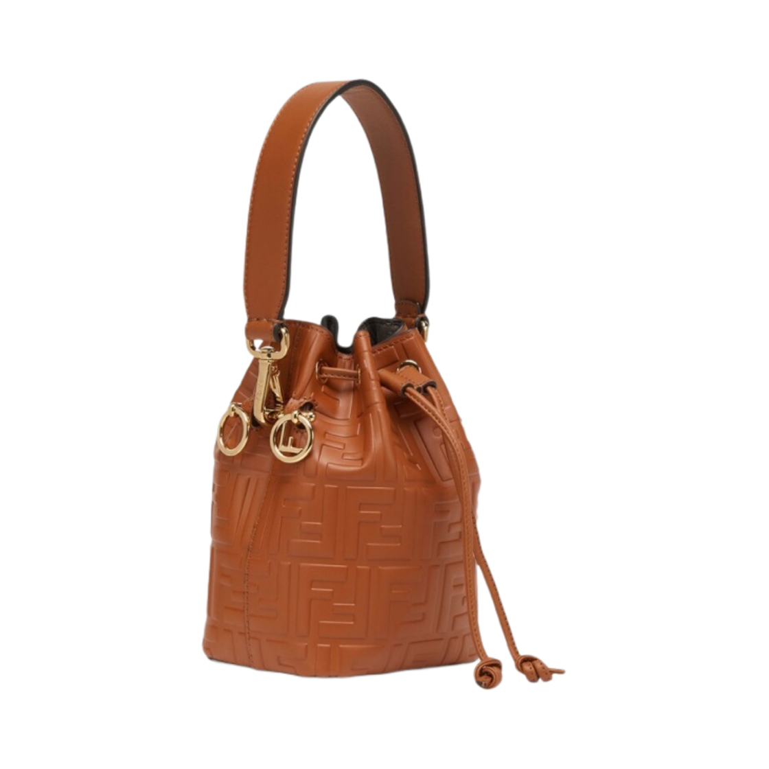 펜디 몬트레조 레더 미니 버킷백 브라운(Fendi Mon Tresor Leather Mini Bucket Bag Brown) - 2