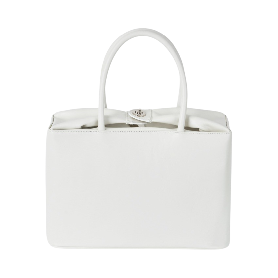 GY41BG001WH0 Gyeong Leather Bag White