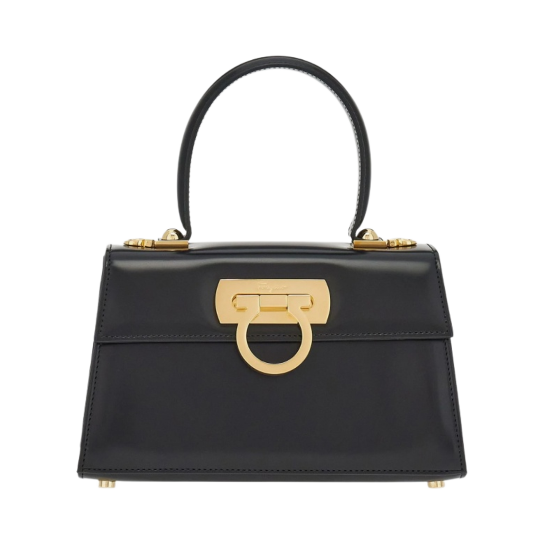 212958-759117 Ferragamo Iconic Top Handle Black