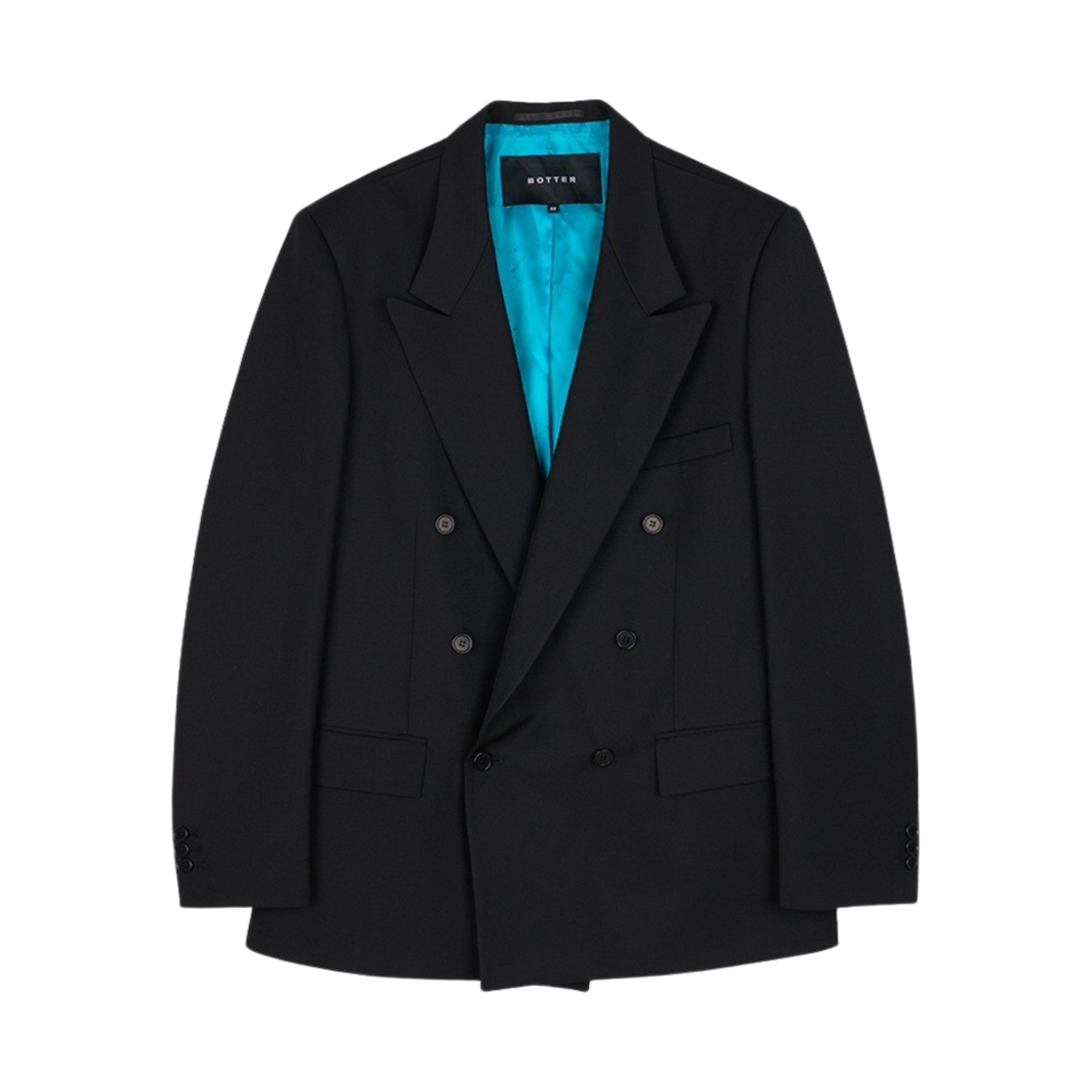 보터 더블 브레스티드 블레이저 블랙