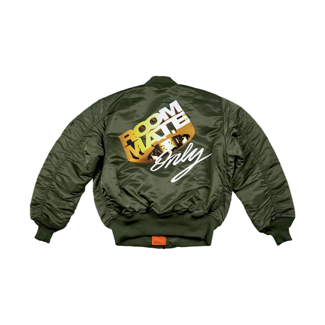 DKRM-AI2MA1SG Darkr8m Studio x Alpha Industries Roommate MA-1 Jacket Sage Green