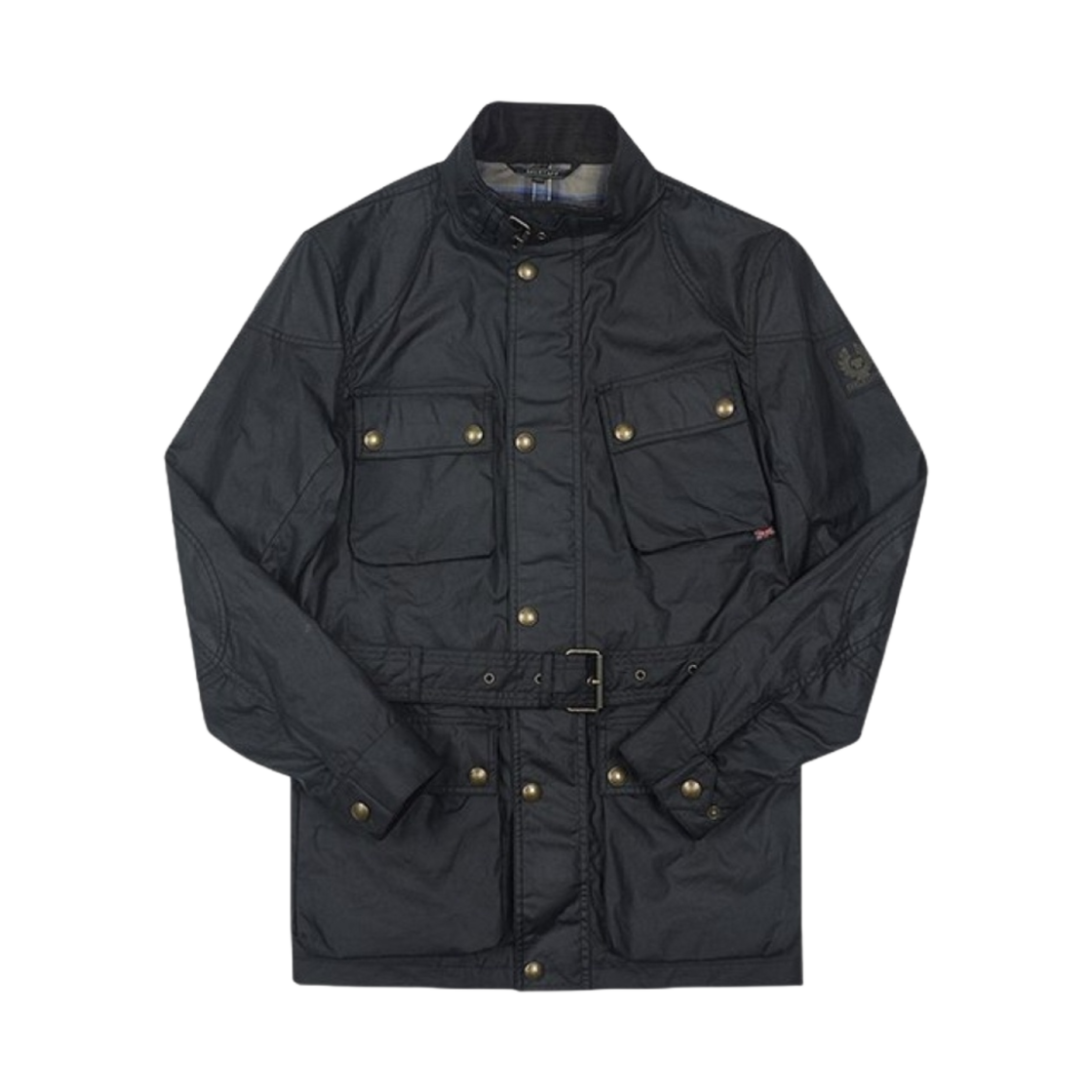 71050519 Belstaff Waxed Cotton Trialmaster Jacket Black