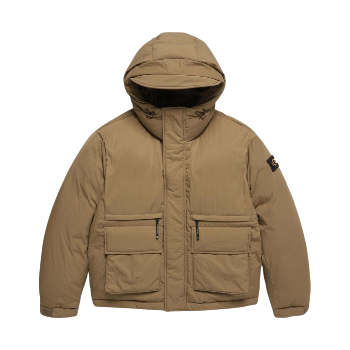 N244UDW100 National Geographic Kuon Out Pocket Goose Down Jumper D Beige