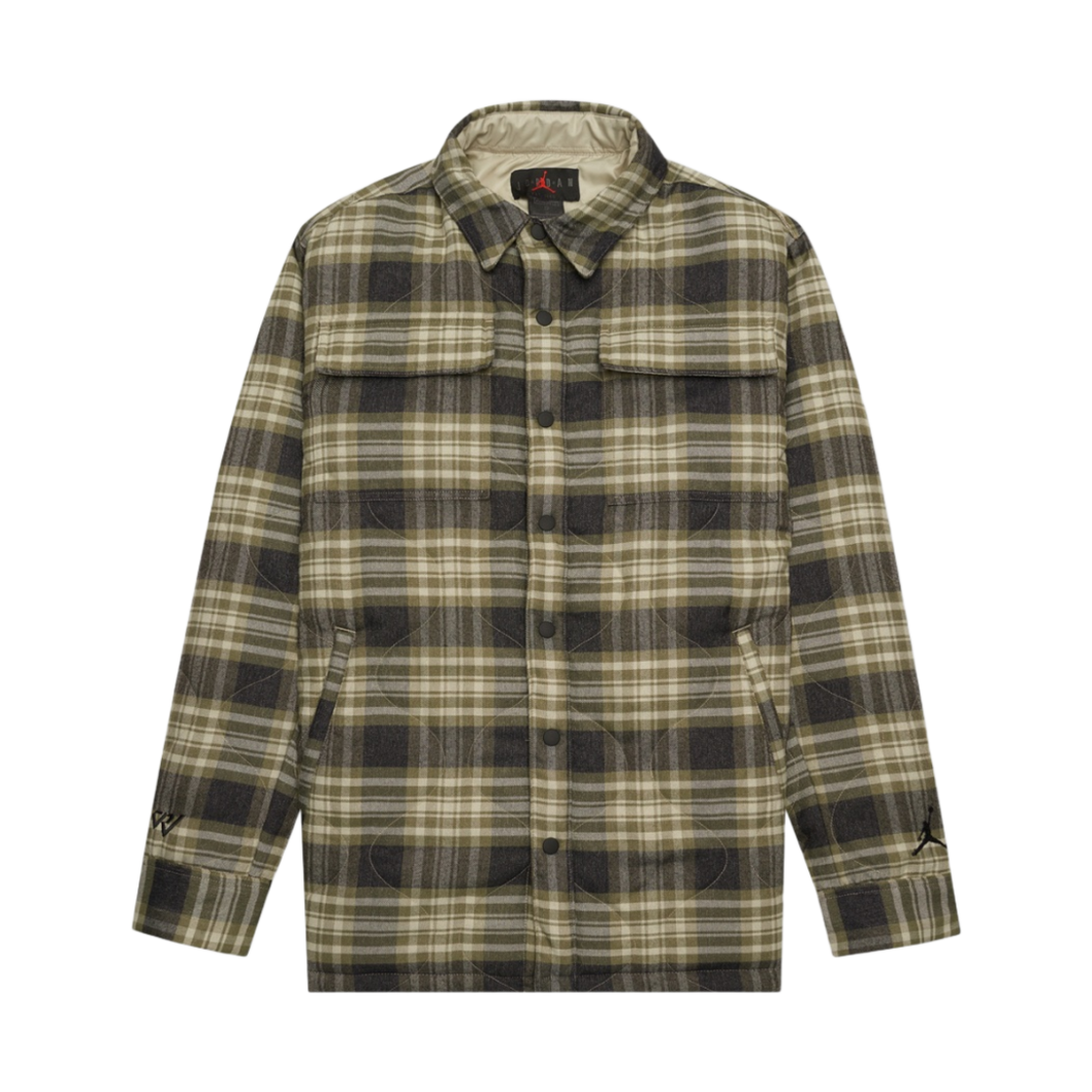 조던 와이 낫 셔츠 자켓 스톤 - 아시아(Jordan Why Not Shirt Jacket Stone - Asia) - 1