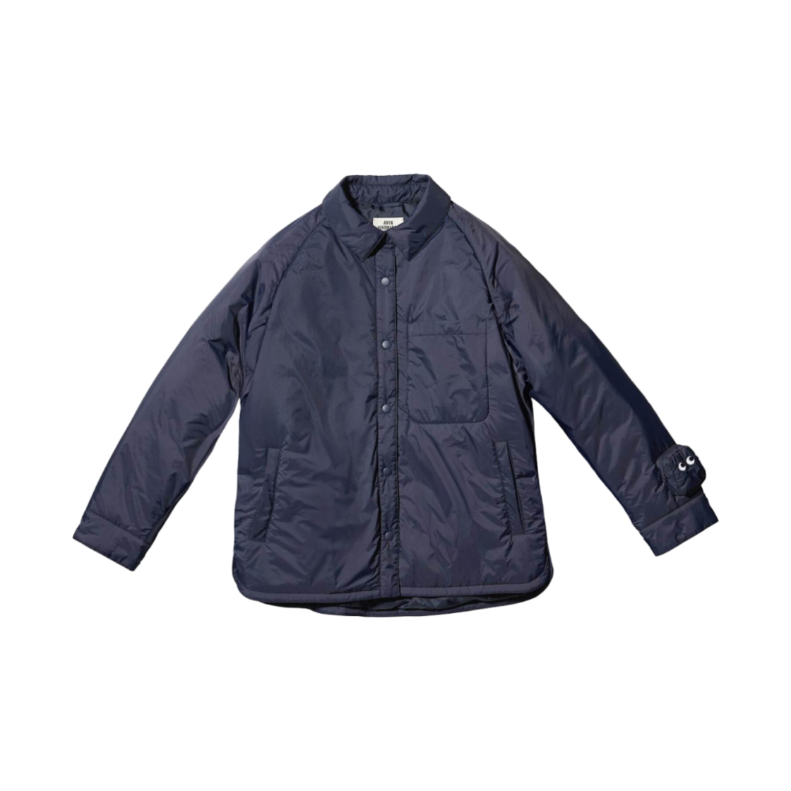 유니클로 x 안야 힌드마치 퍼프테크 셔츠 자켓 네이비 KR Uniqlo