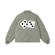 Stussy Dice Quilted Liner Jacket Olive