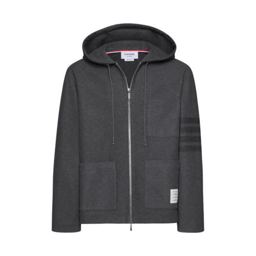 Thom Browne Double Face Tech 4-Bar Jacket Grey