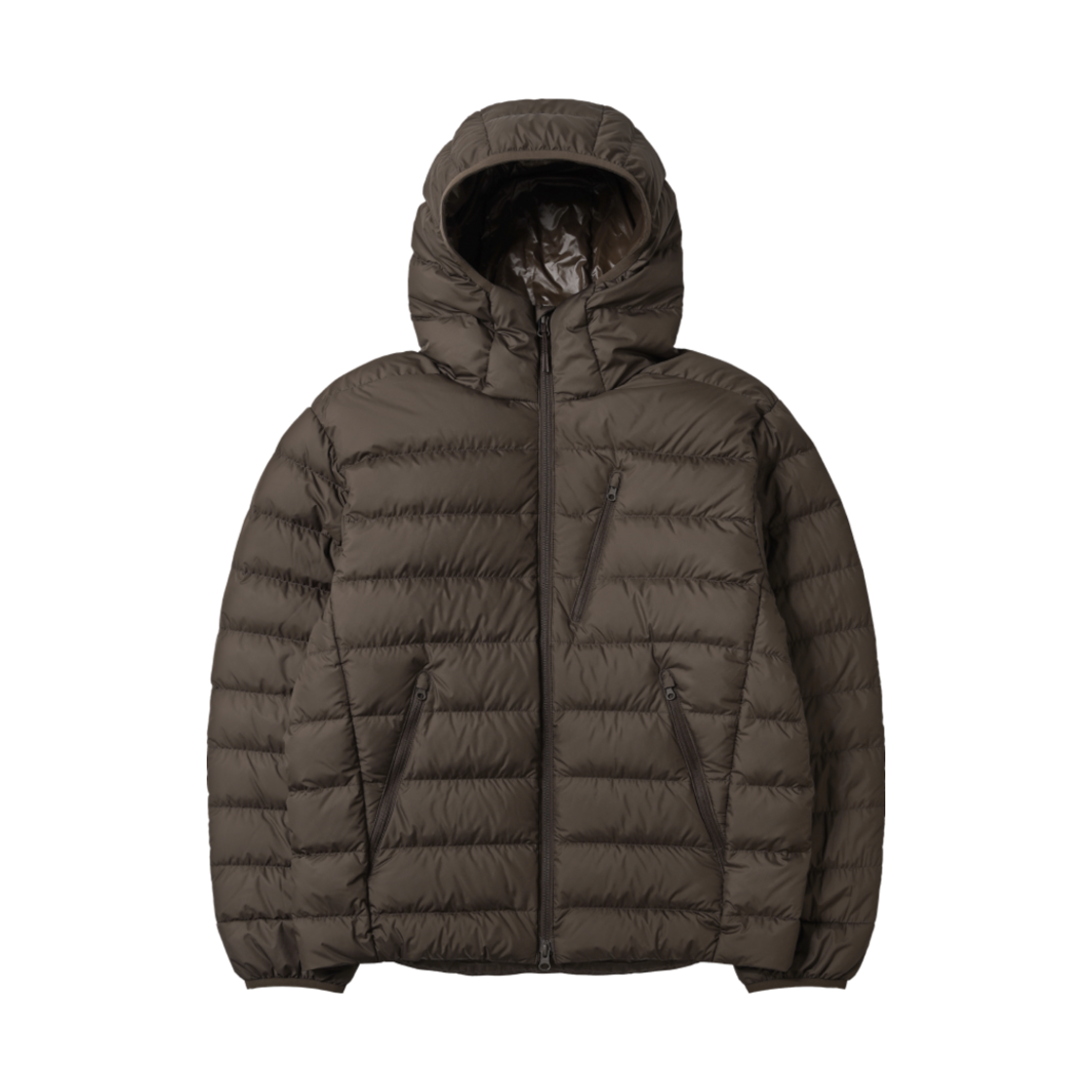 MMDDJ601-BR Musinsa Standard City Leisure Hooded Light Down Jacket Brown