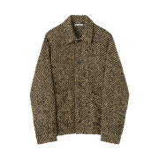 Our Legacy Archive Box Jacket Black Beige Cigar Stripe