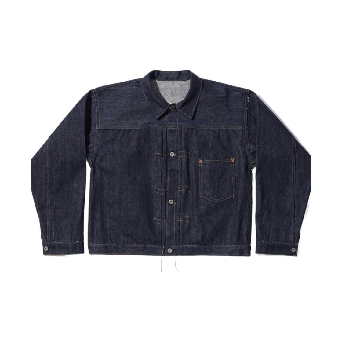 SC19008T Sugar Cane Super Denim Collectibles #08 13.5 oz. Blue Denim Blouse S1943 Model T-Back Non Wash