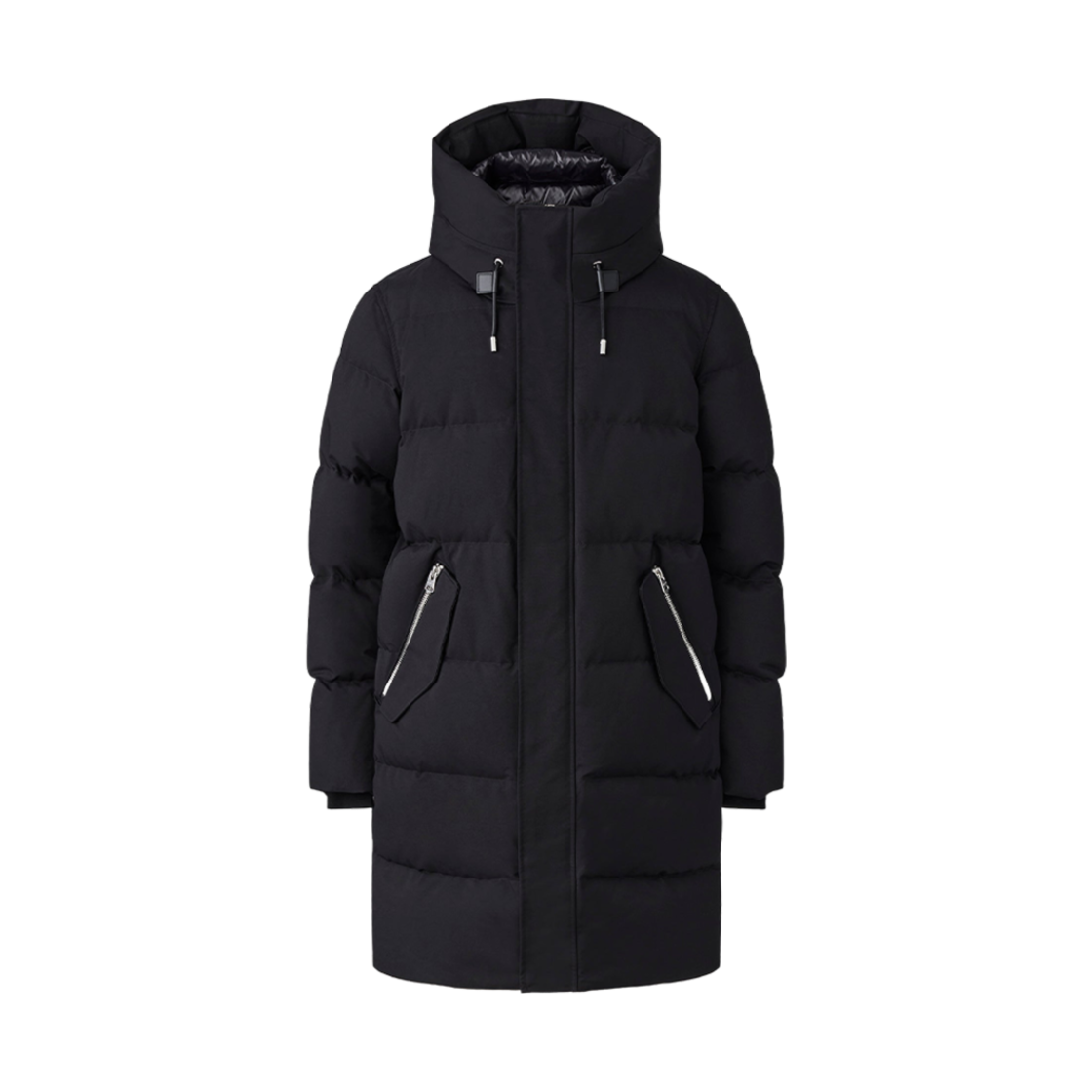 맥카지 앤트완 투인원 리사이클드 다운 파카 리무버블 빕 블랙(Mackage Antoine 2-In-1 Recycled Down Parka With Removable Bib Black)