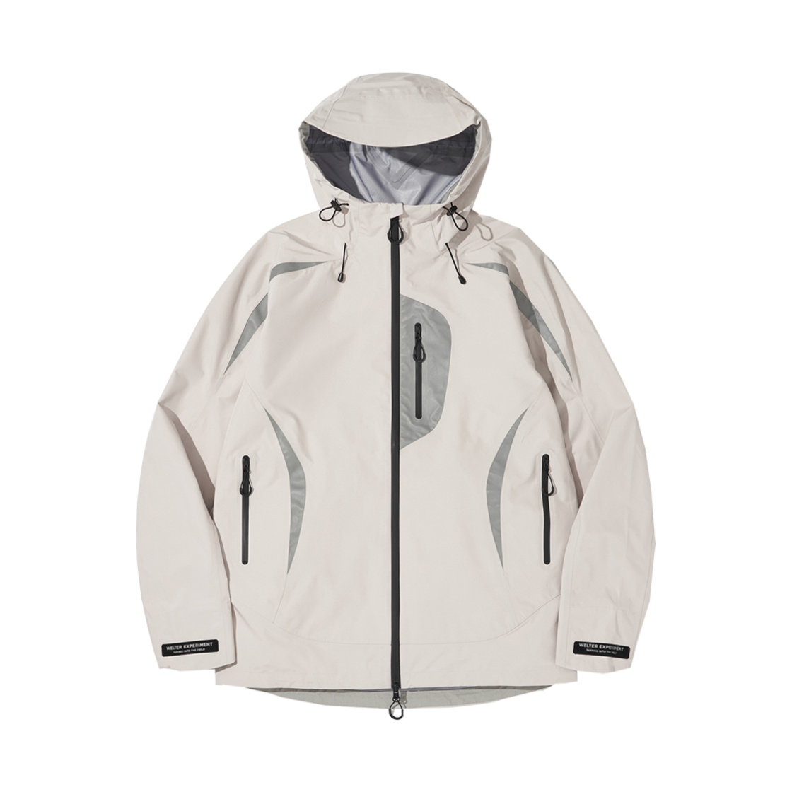 WOL094 Welter Experiment 3Layer Nut Hood Shell Jacket White