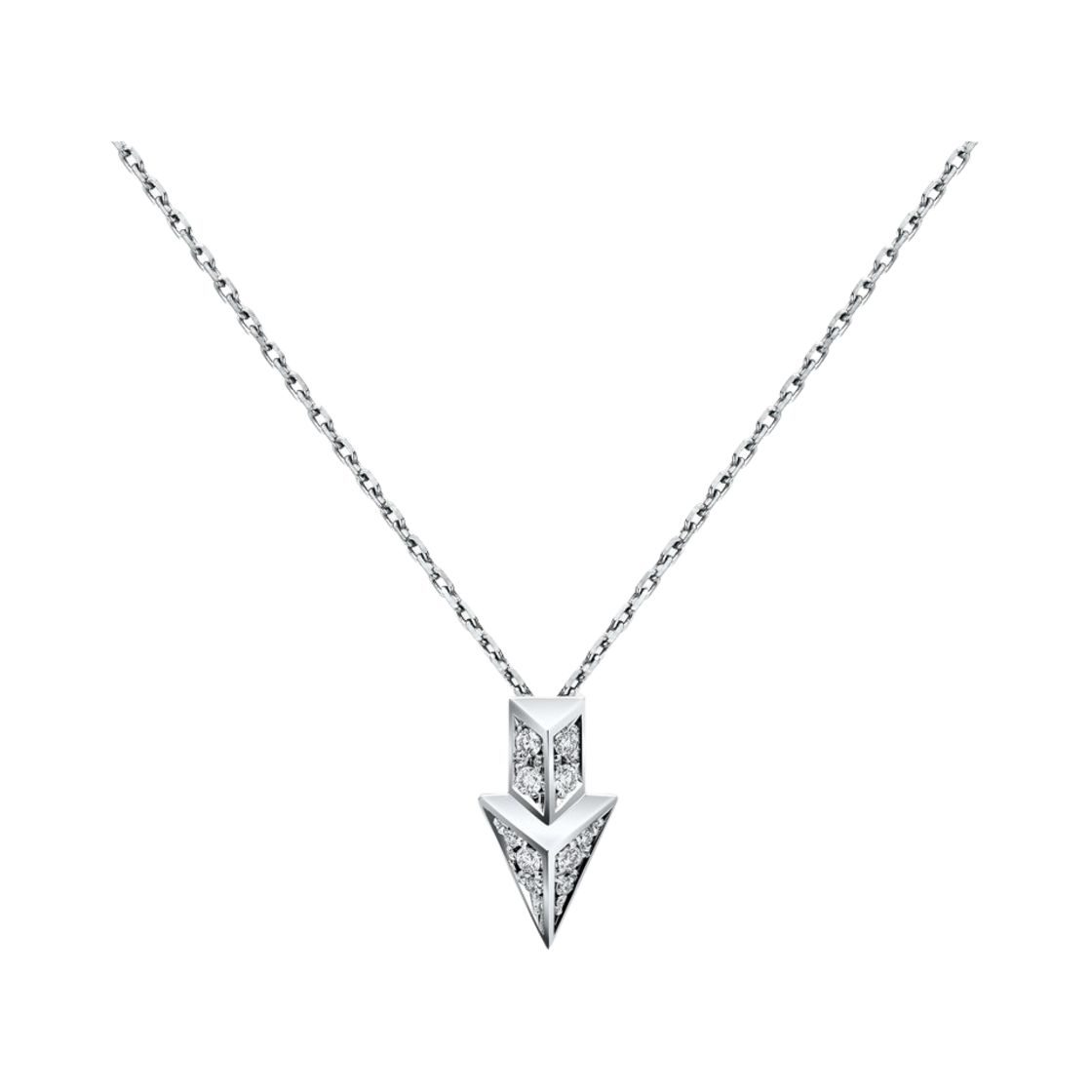 미꼬 애로우 시그니처 다이아몬드 네클리스 화이트 골드(Miko Arrow Signature Diamond Necklace White Gold)