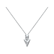 Miko Arrow Signature Diamond Necklace White Gold