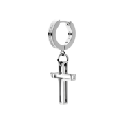 Diesel Dx1333 Stainless Steel Hoop Earring Silver