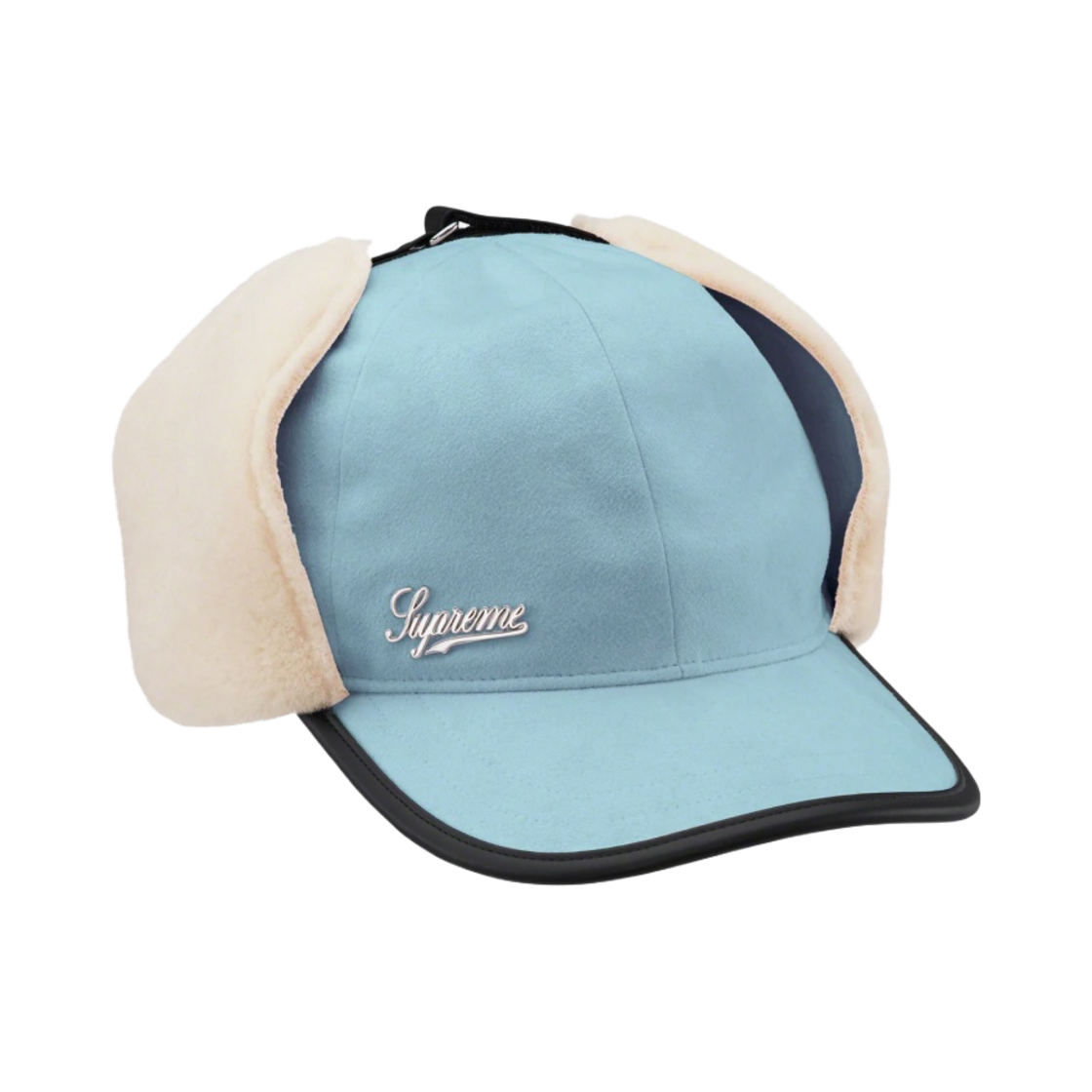 슈프림 셔링 이어플랩 6-패널 캡 라이트 블루 - 22FW(Supreme Shearling Earflap 6-Panel Light Blue - 22FW) - 2