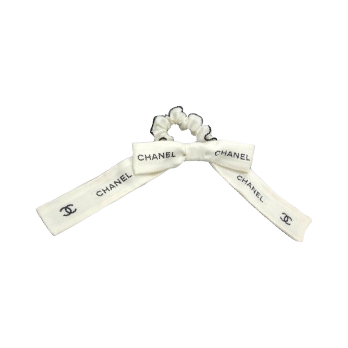 (W) 샤넬 헤어 액세서리 & 에크루 블랙((W) Chanel Hair Accessory & Ecru Black) - 1