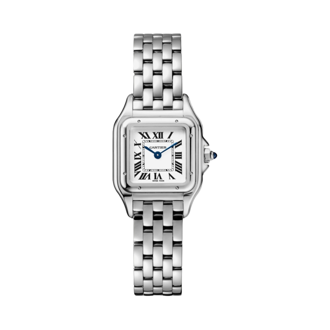 까르띠에 팬더 워치 스몰 쿼츠 스틸 브레이슬릿 스틸(Cartier Panthere Watch Small Quartz Steel Bracelet Steel)