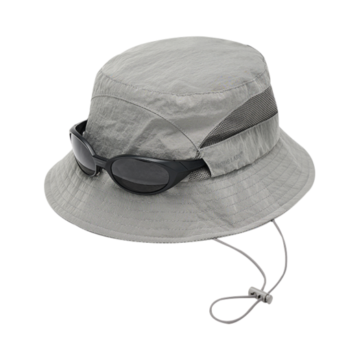ANACAYX005GR NODE LABS Dev:5 Hat 01 Sunglass Cut Bucket Hat Grey