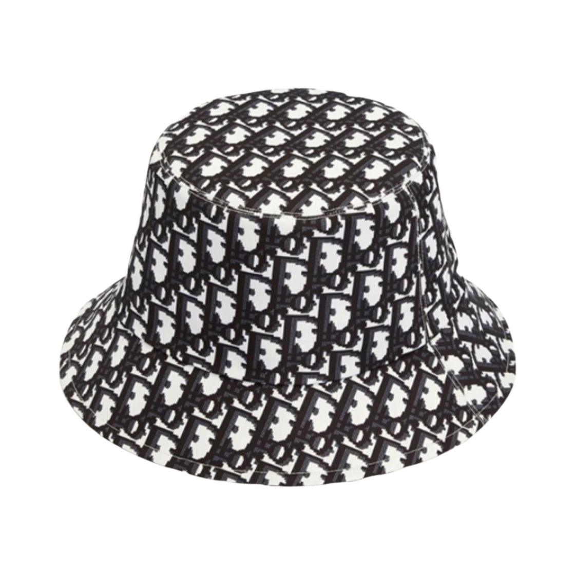 (W) 디올 리틀 비쉬 리버시블 버킷햇 블루((W) Dior Little Vichy Reversible Bucket Hat Blue) - 1