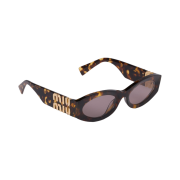 Miu Miu Miu Glimpse Sunglasses Mauve Lens