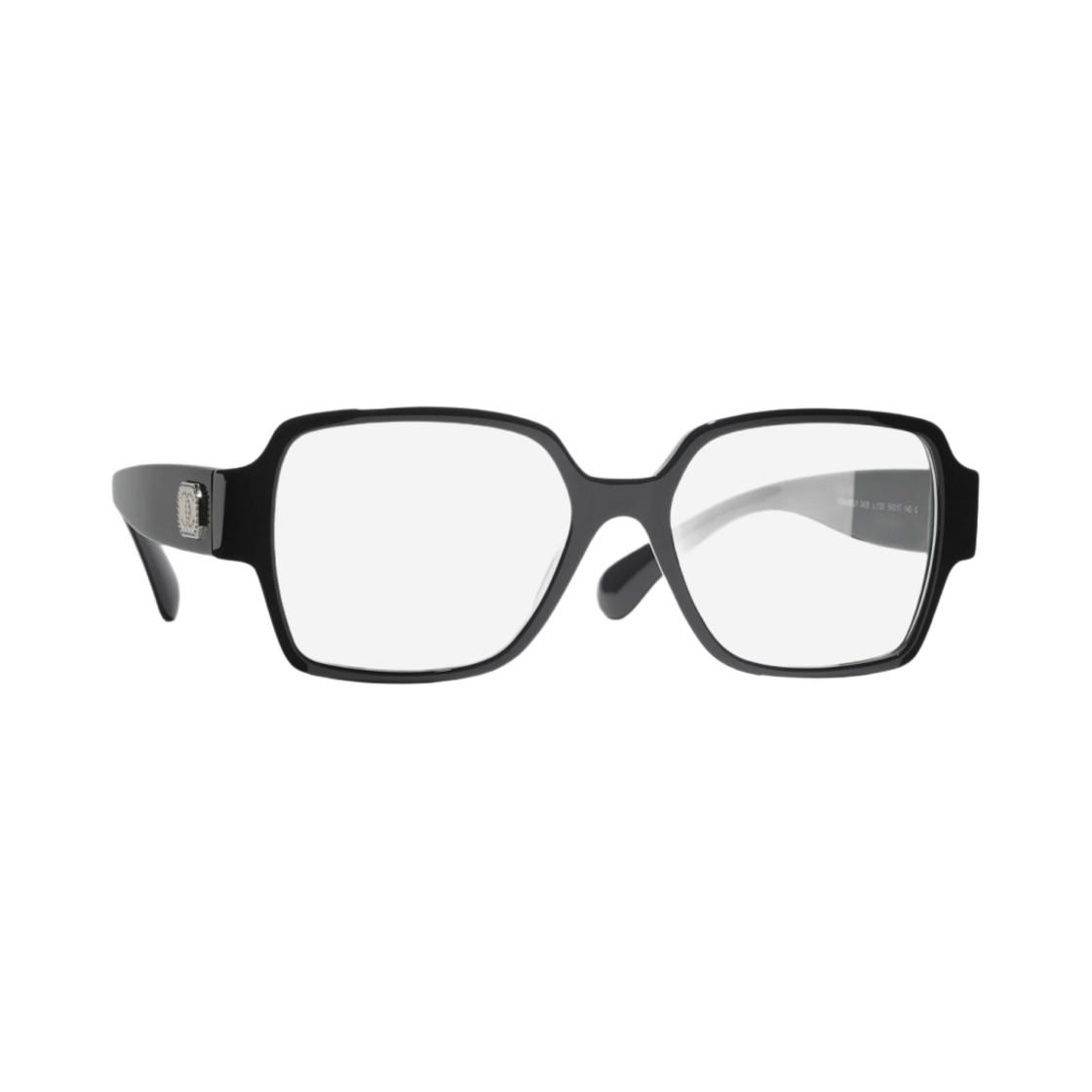 샤넬 스퀘어 프레임 아세테이트 & 블랙 인터내셔널 핏(Chanel Square Eyeglasses Acetate & Black International Fit) - 2