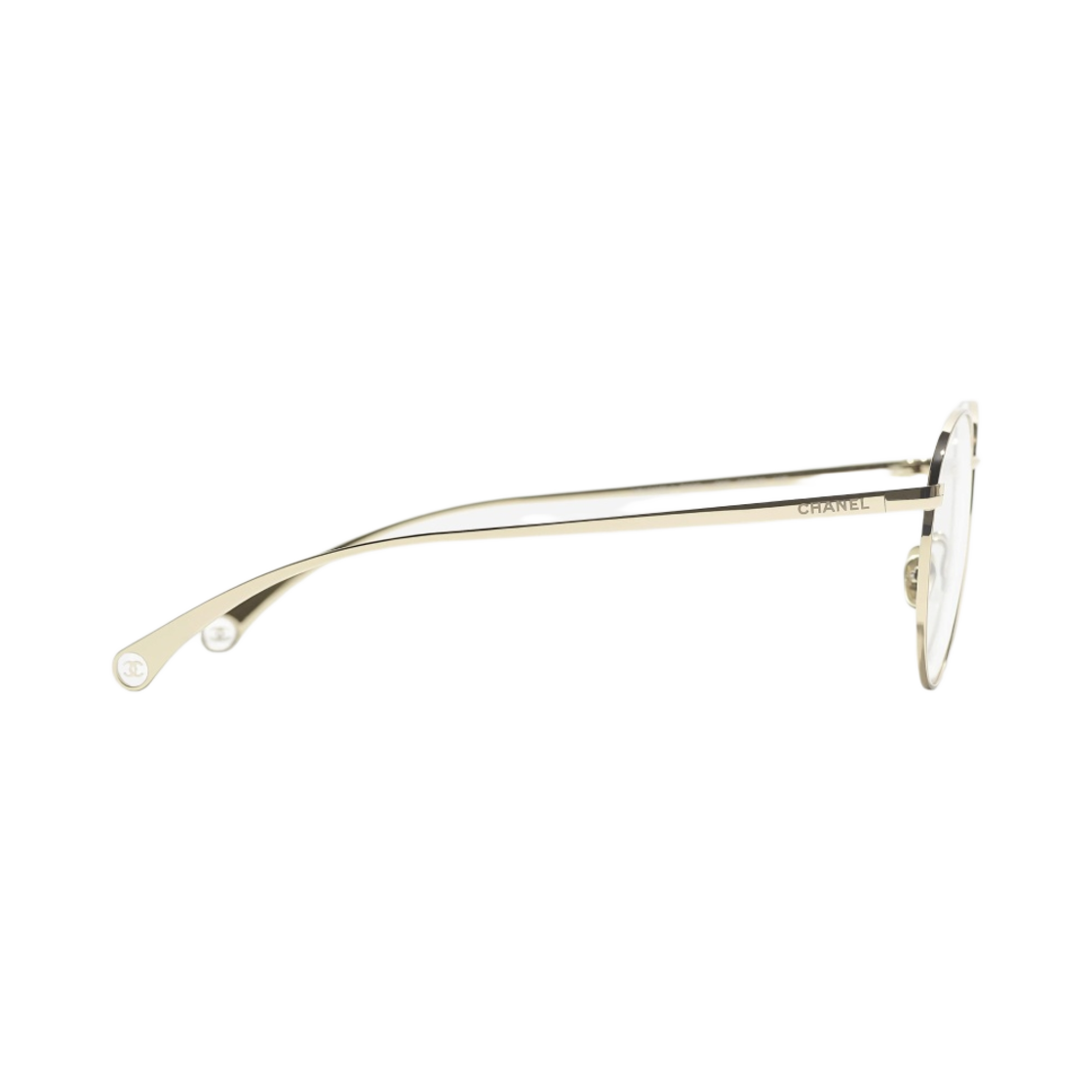 샤넬 프레임 메탈 & 골드(Chanel Oval Eyeglasses Metal & Gold) - 3