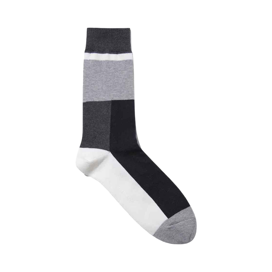 CALAX25104NYX Customellow Block Socks Navy