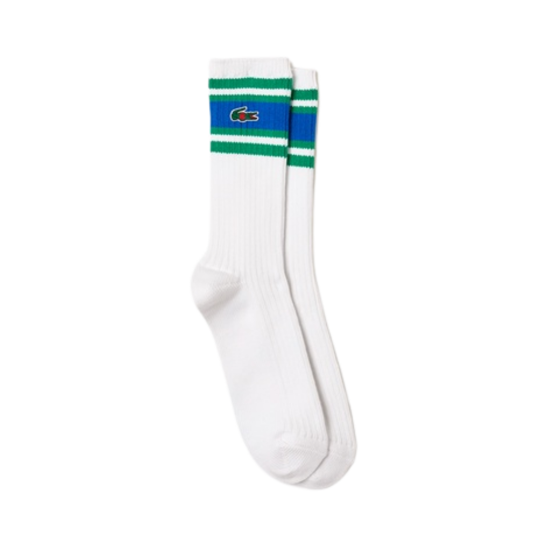 라코스테 x 클랏 라인드 삭스 화이트(Lacoste x Clot Lined Socks White)