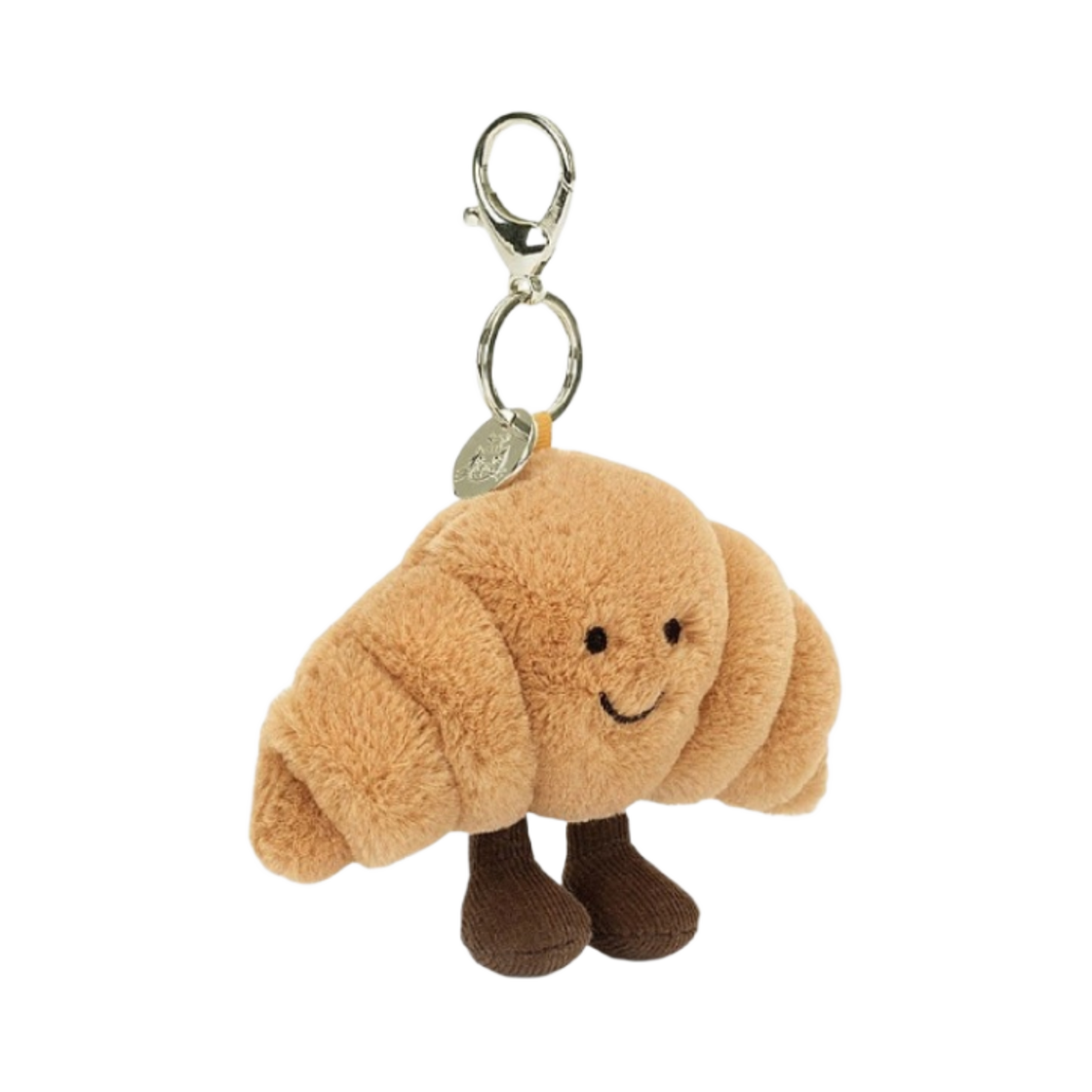 A4CROBC Jellycat Amuseable Croissant Bag Charm Brown