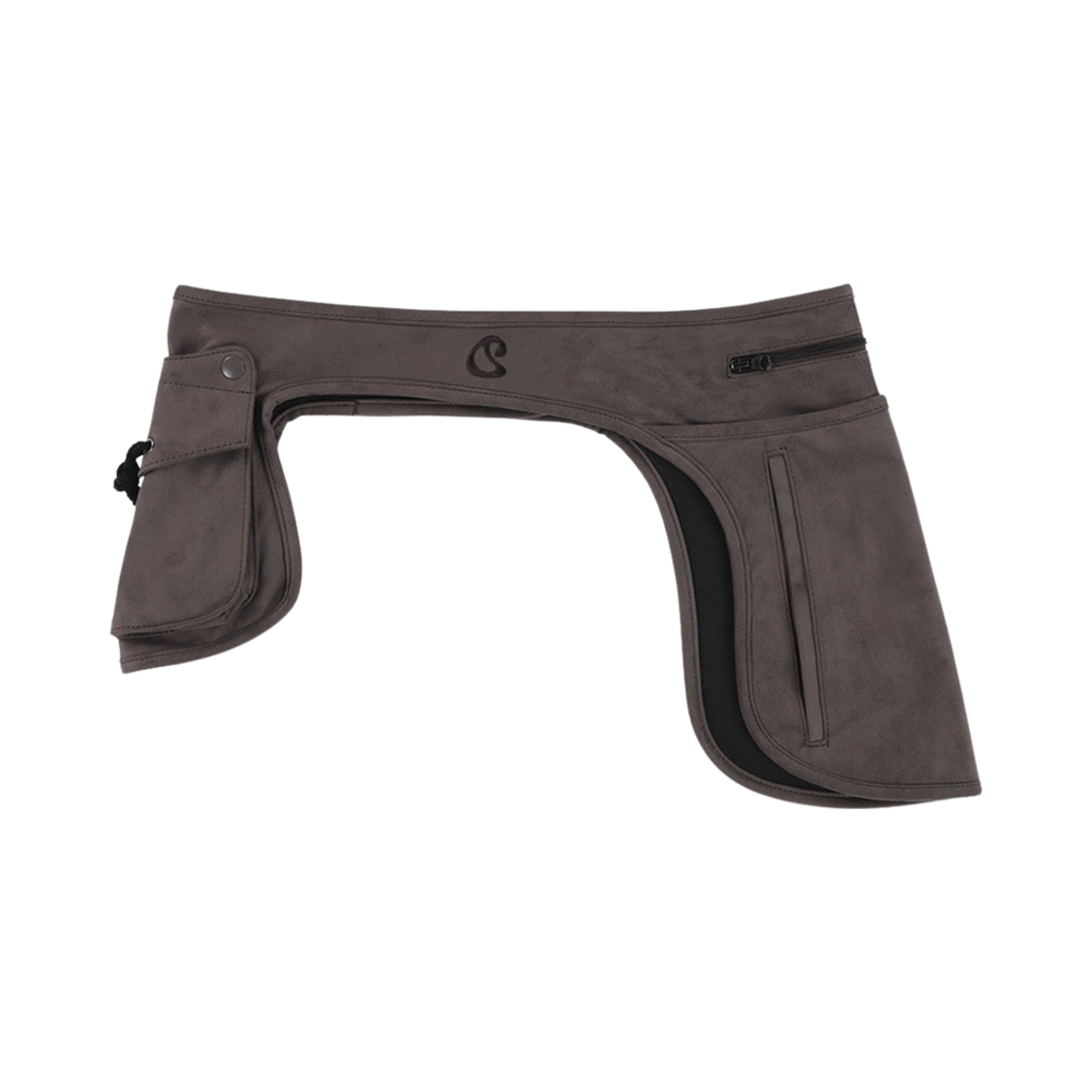 SU2403BG02BR Coyseio Suede Belt Bag Brown