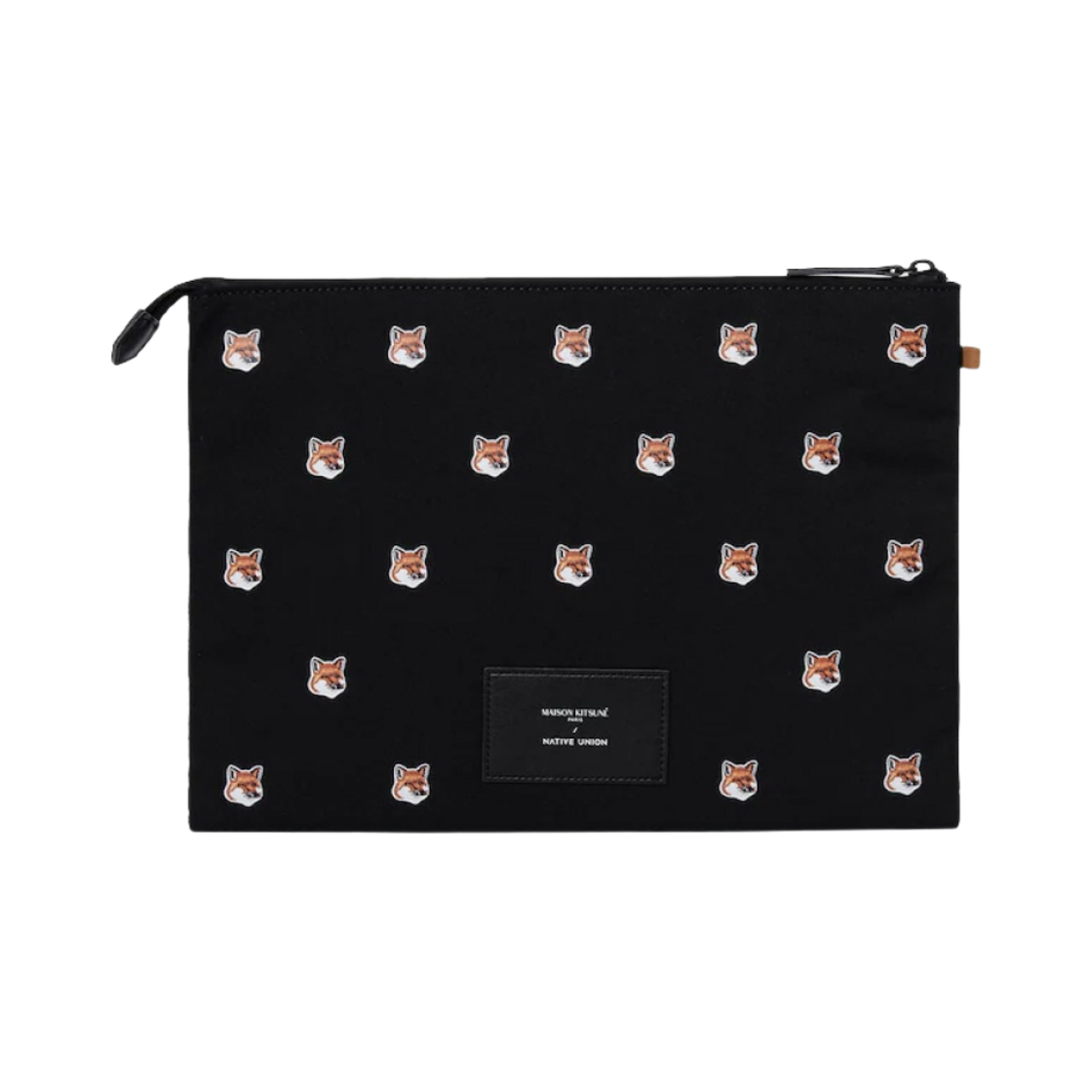 메종 키츠네 x 네이티브 유니온 올 오버 폭스 13/14 랩탑 슬리브 블랙