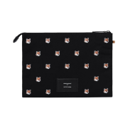 Maison Kitsune x Native Union All Over Fox 13/14 Laptop Sleeve Black