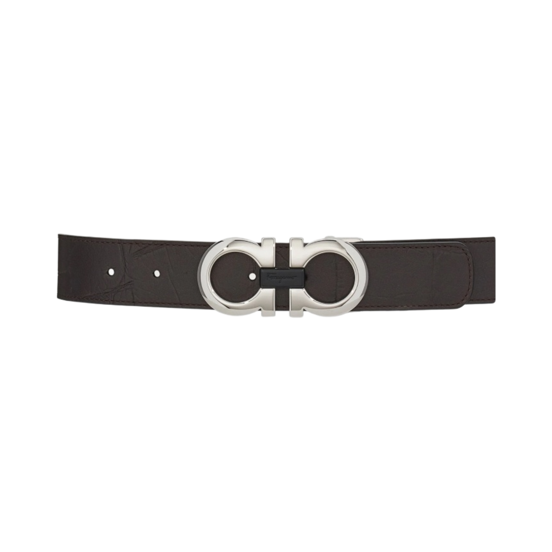 페라가모 리버시블 어드저스터블 간치니 벨트 테스타 디 모로 블랙(Ferragamo Reversible and Adjustable Gancini Belt Testa Di Moro Black) - 1