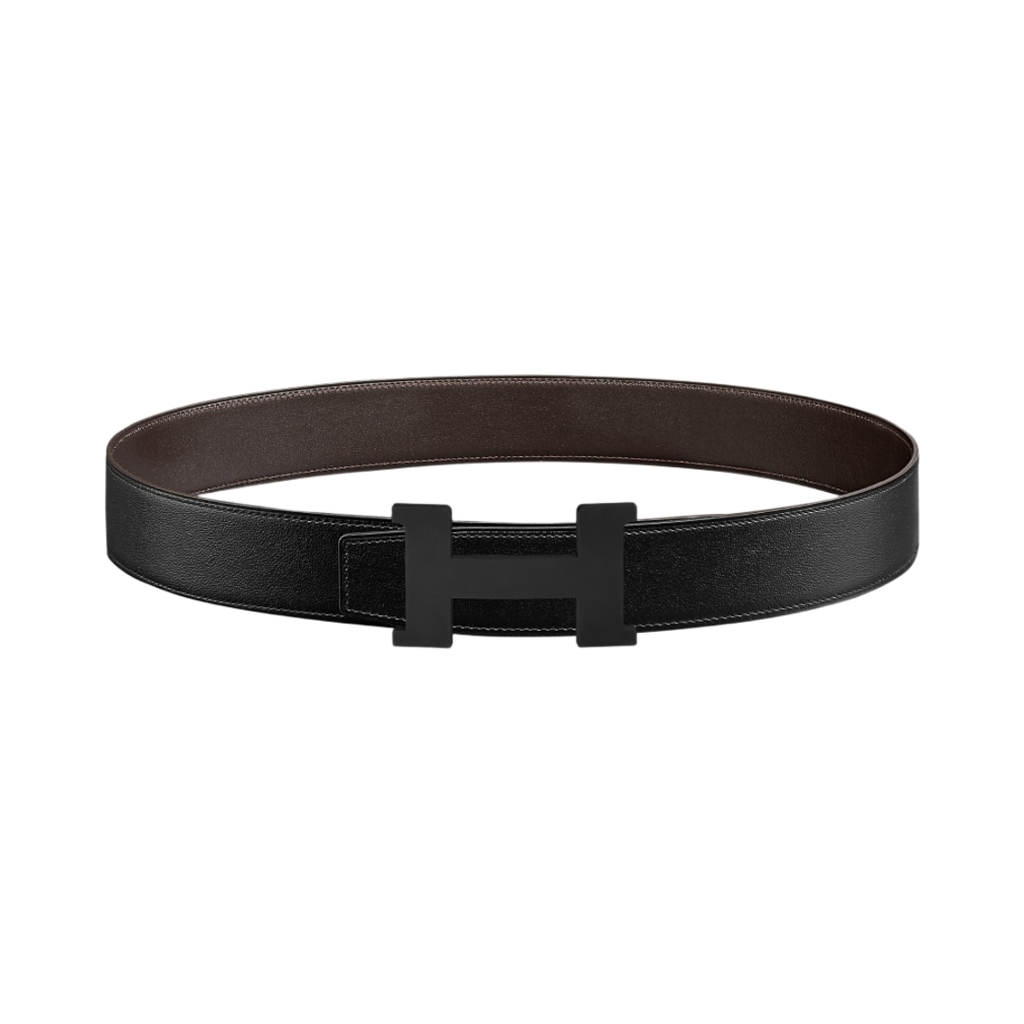 에르메스 콘스탄스 벨트 버클 & 리버서블 가죽 스트랩 38mm & 누아 누아 에벤(Hermes Constance Belt Buckle & Reversible Leather Strap 38mm & Noir Noir Ebene) - 1