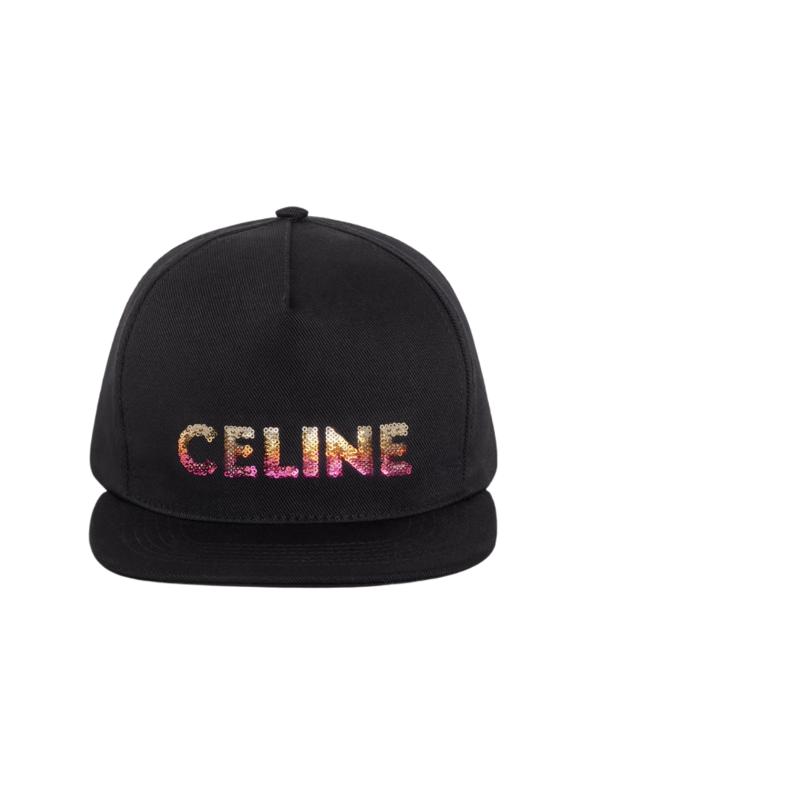셀린느 코튼 자수 캡 블랙(Celine Embroidered Cap in Cotton Black) - 1