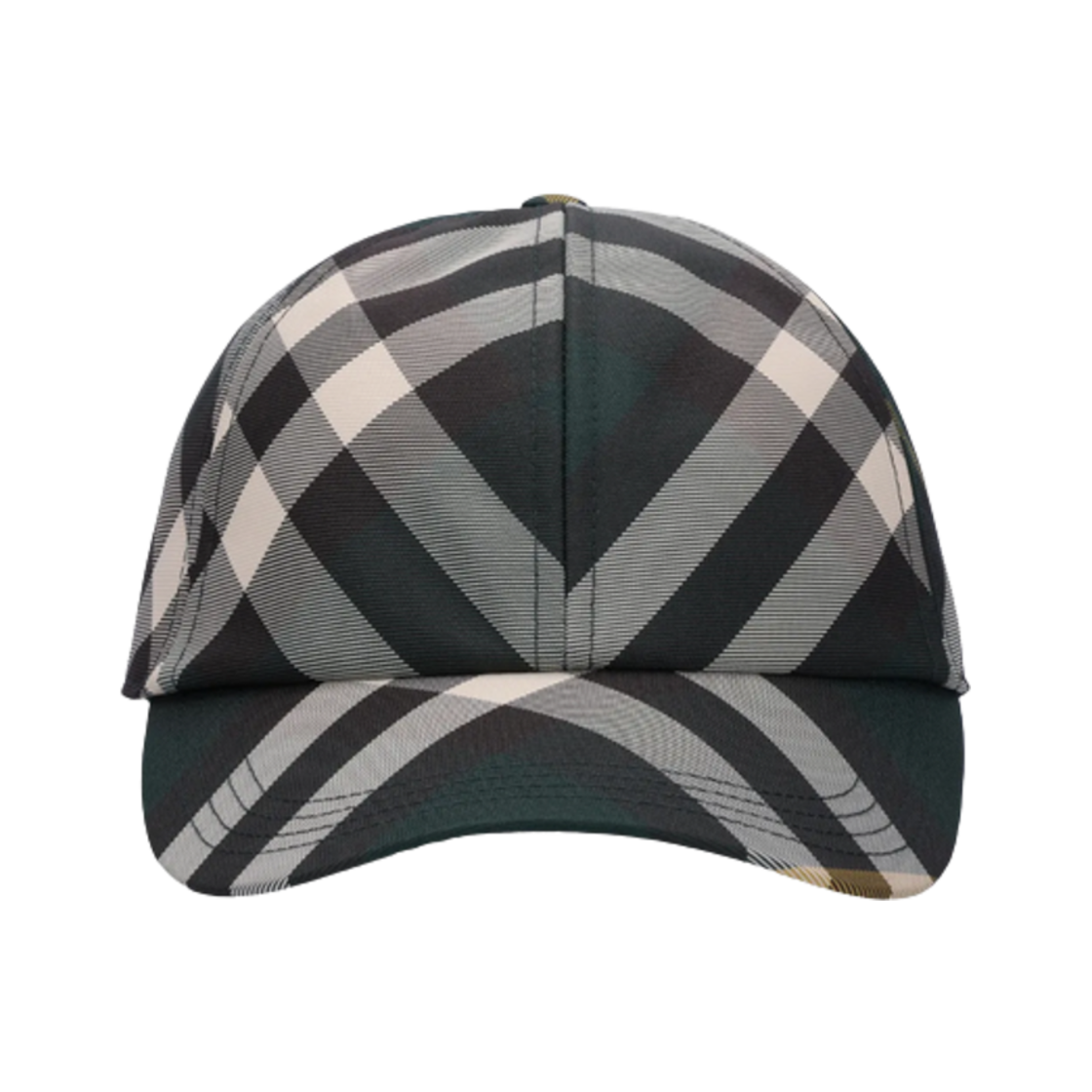 버버리 체크 코트 베이스볼 캡 아이비(Burberry Check Cotton Baseball Cap Ivy) - 1