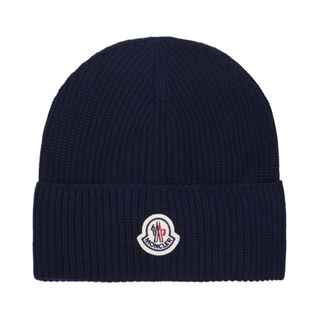 K1-091-3B00028-M1367-779 Moncler Cotton Beanie Navy Blue - 25SS