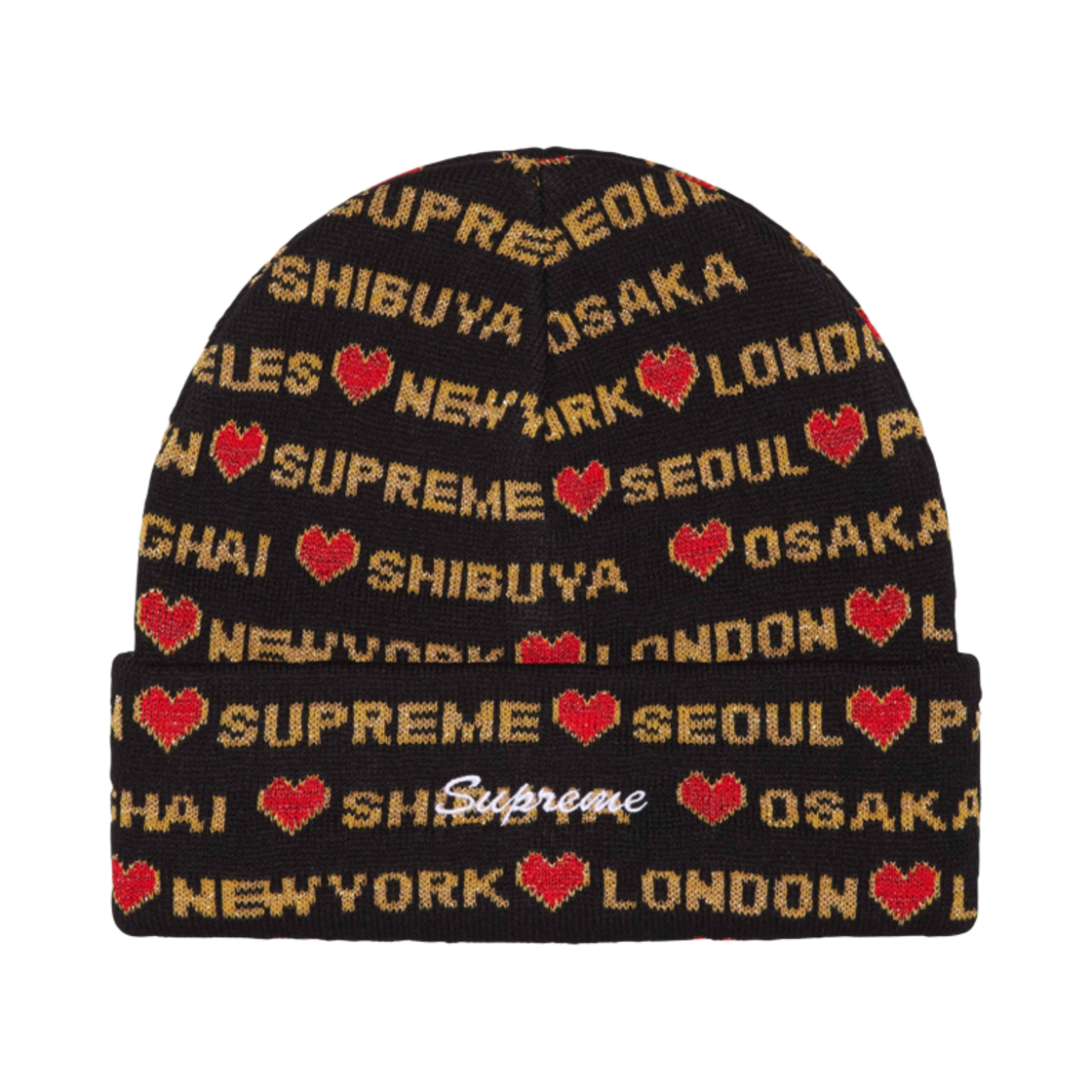 supreme hearts beanie light pink 新品未使用 Supreme Hearts Beanie Light Pink 新品未使用