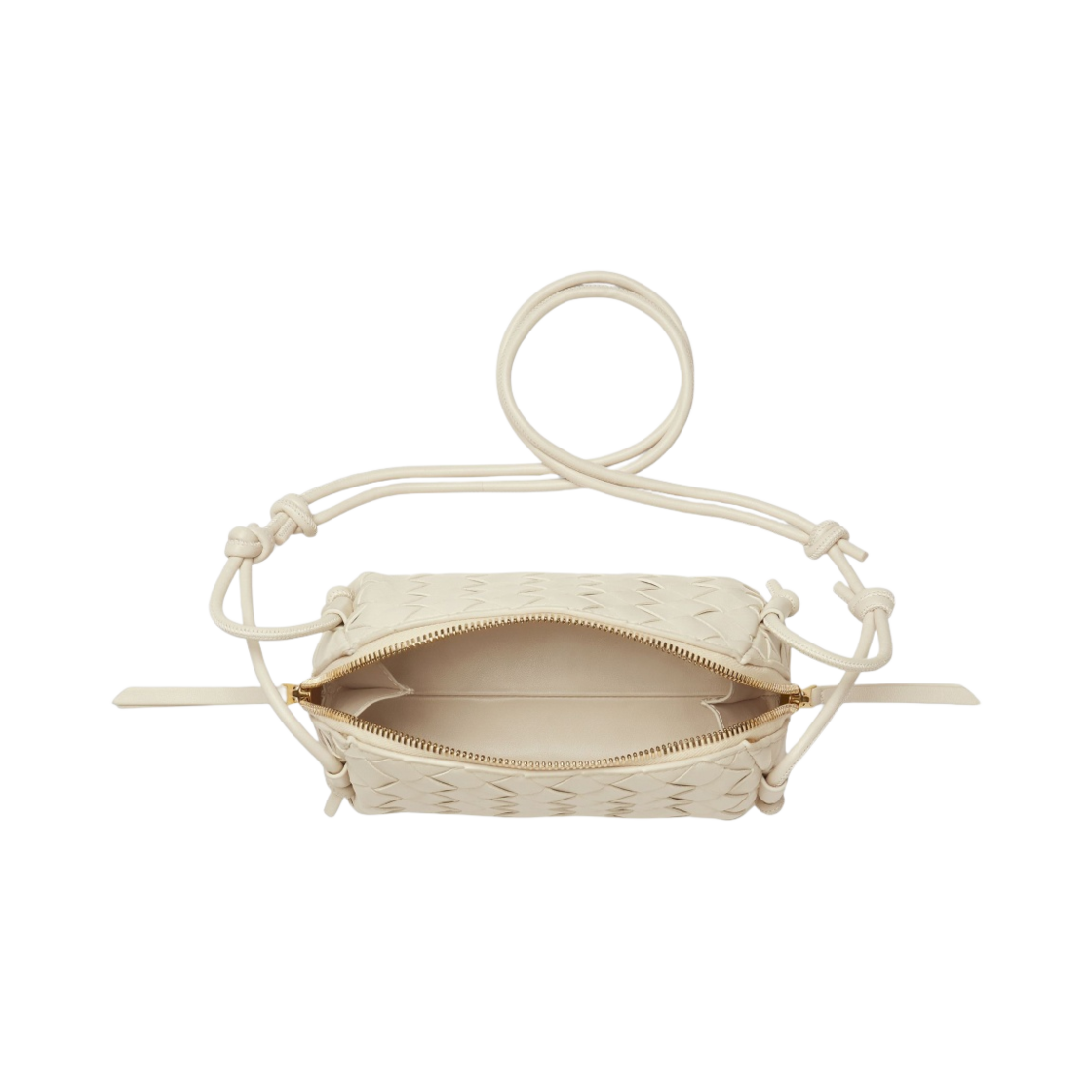 보테가 베네타 인트레치아토 콘서트 파우치 씨 솔트(Bottega Veneta Intrecciato Concert Pouch Sea Salt) - 3