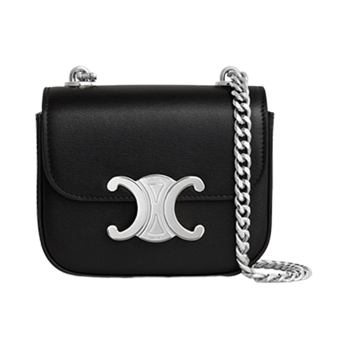 셀린느 미니 체인 클로드 샤이니 카프스킨 블랙(Celine Mini Chain Claude in Shiny Calfskin Black) - 1