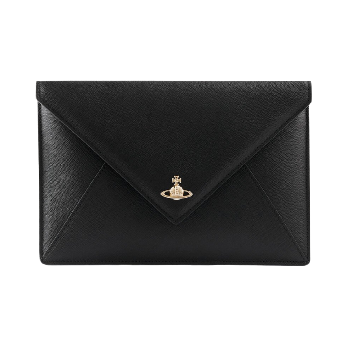 비비안 웨스트우드 사피아노 엔벨로프 클러치백 블랙(Vivienne Westwood Saffiano Envelope Clutch Black) - 1