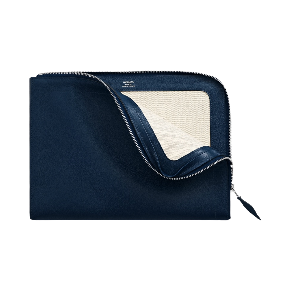 에르메스 지퍼 태블렛 파우치 에버컬러 & 블루 뉘(Hermes Zip Tablet Pouch Evercolor & Bleu Nuit) - 2