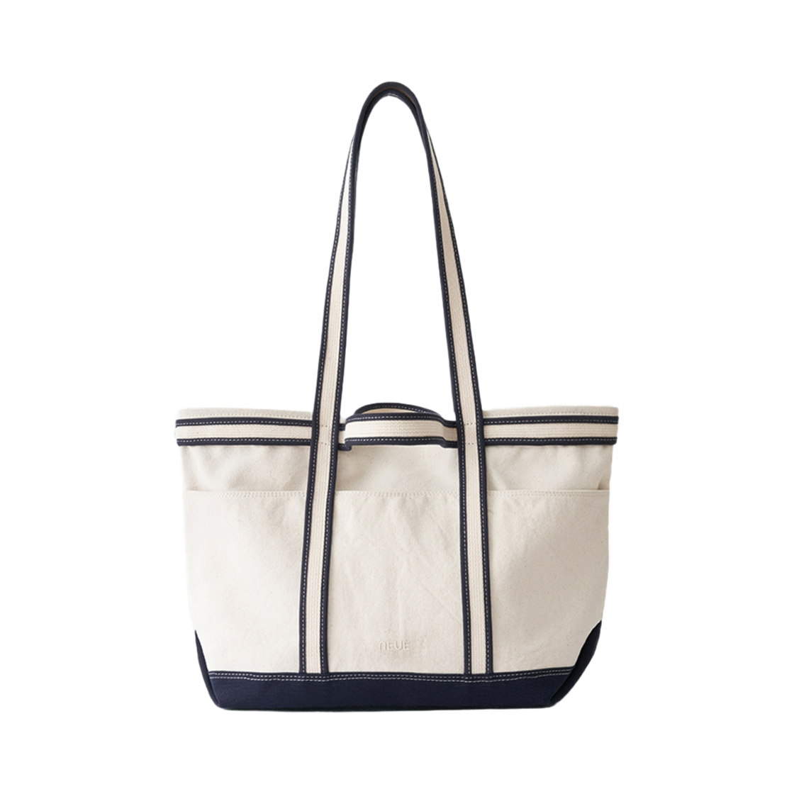 노이에 캔버스 토트백 네이비(Neue Canvas Tote Bag Navy)