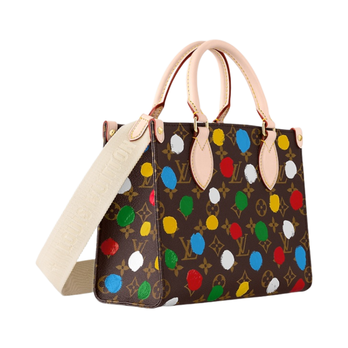 루이비통 x 야요이 쿠사마 온더고 PM 닷 프린트 모노그램(Louis Vuitton x YK Onthego PM Dots Print Monogram) - 2