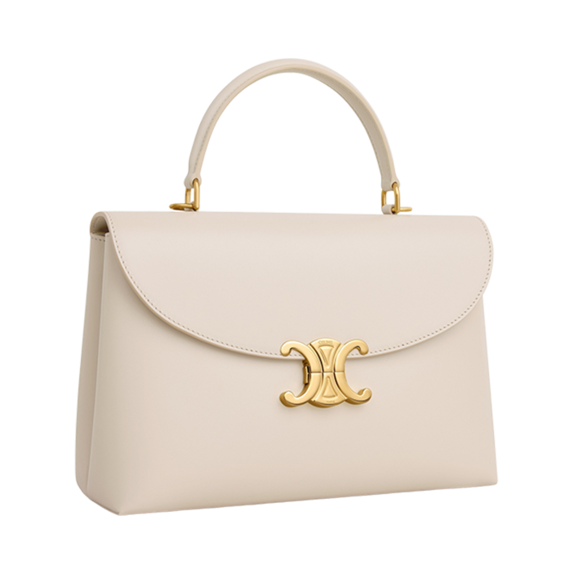 셀린느 미디움 니노 백 샤이니 카프스킨 페일 베이지(Celine Medium Nino Bag in Shiny Calfskin Pale Beige) - 2